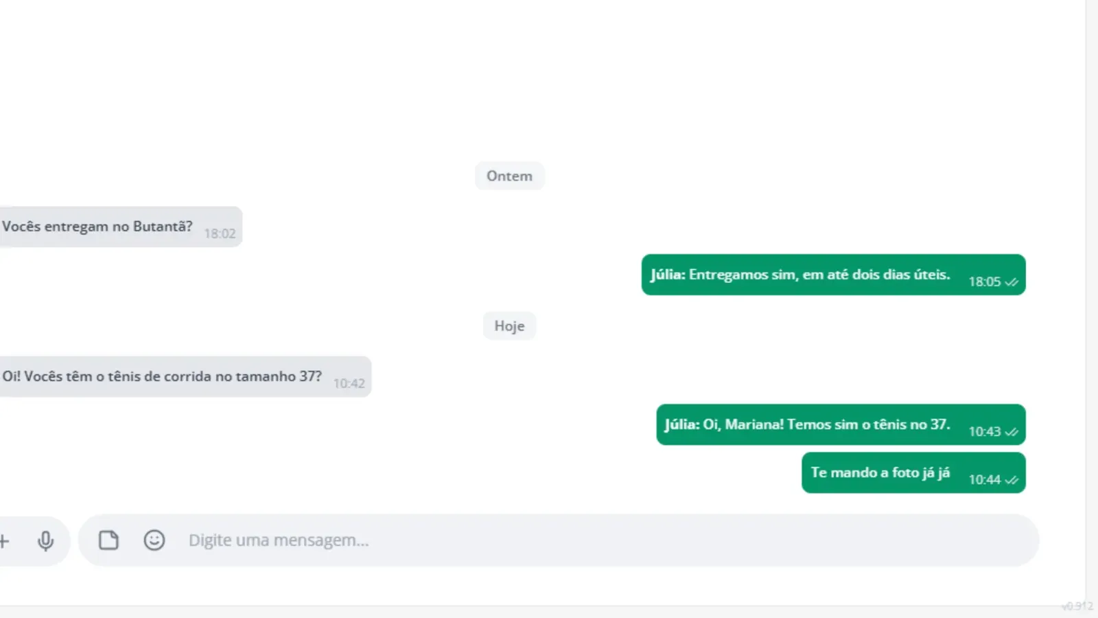 Tela do passo 4: Assine as suas mensagens