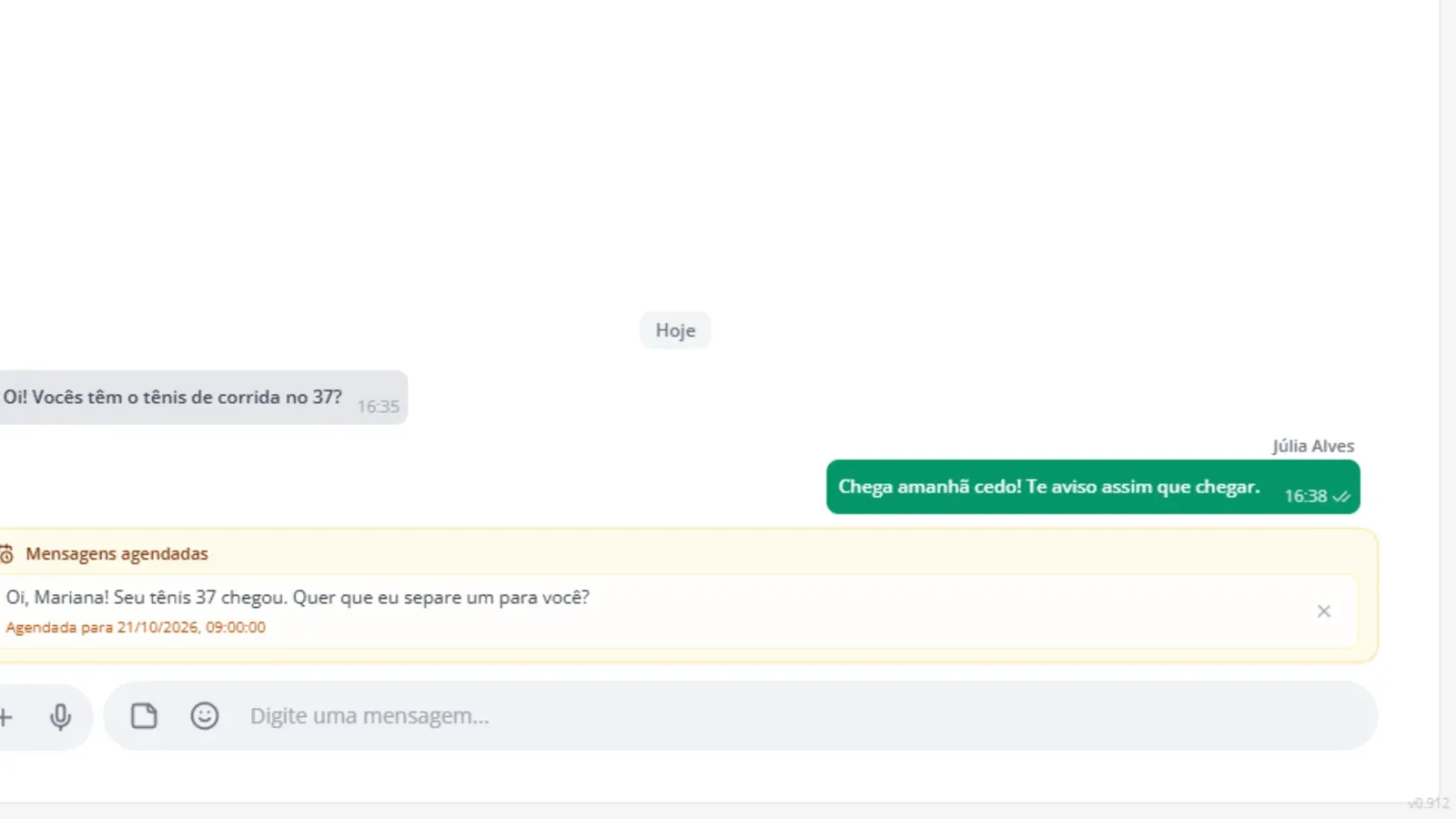 Tela do passo 5: Cancele, se precisar